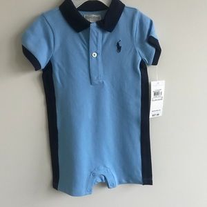 ✨BRAND NEW✨ Polo blue onesie baby